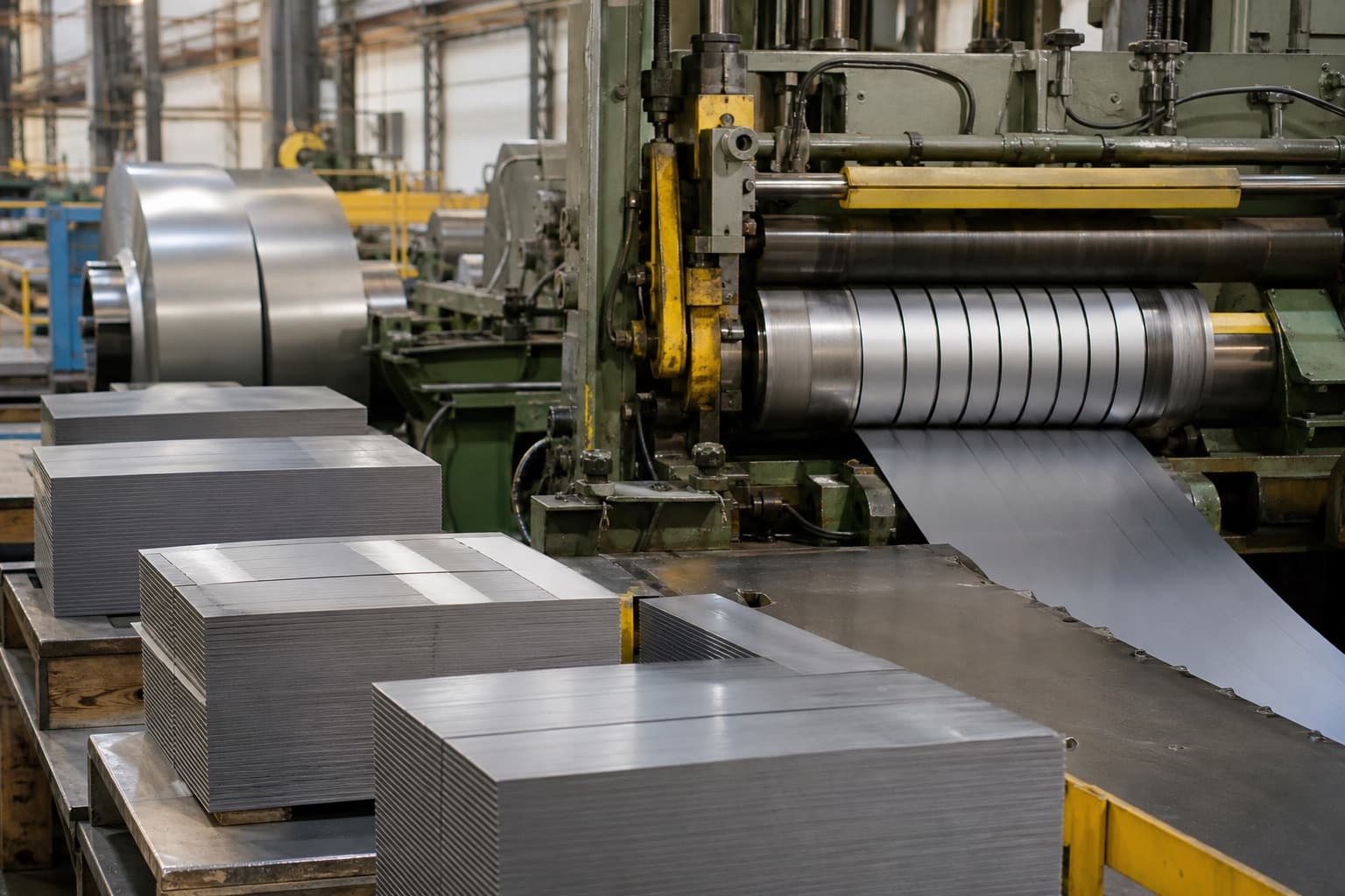Transformer core cutting and lamination processing at Trafo Engineering