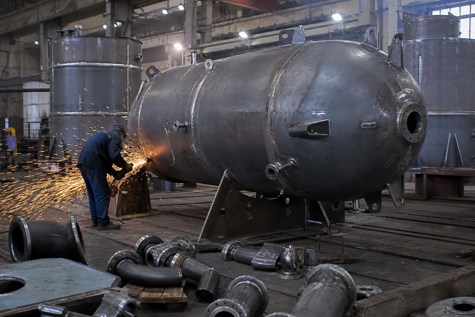 Transformer tank fabrication and welding at Trafo Engineering in Karachi