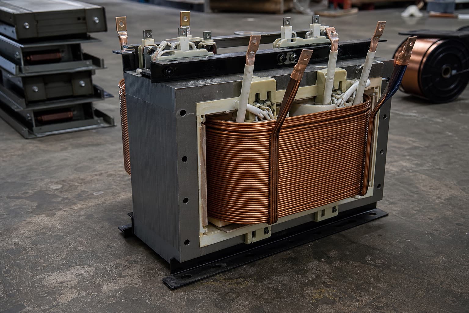 Auto Transformers at Trafo Engineering in Karachi — Auto transformer manufacture for voltage regulation and efficient power transfer.
